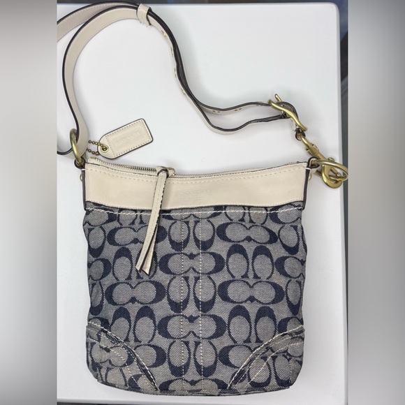 Coach Handbags - Coach Denim Bleecker Sufflette Y2K